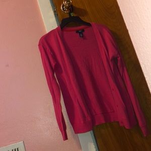 Pink button light jacket from Gap